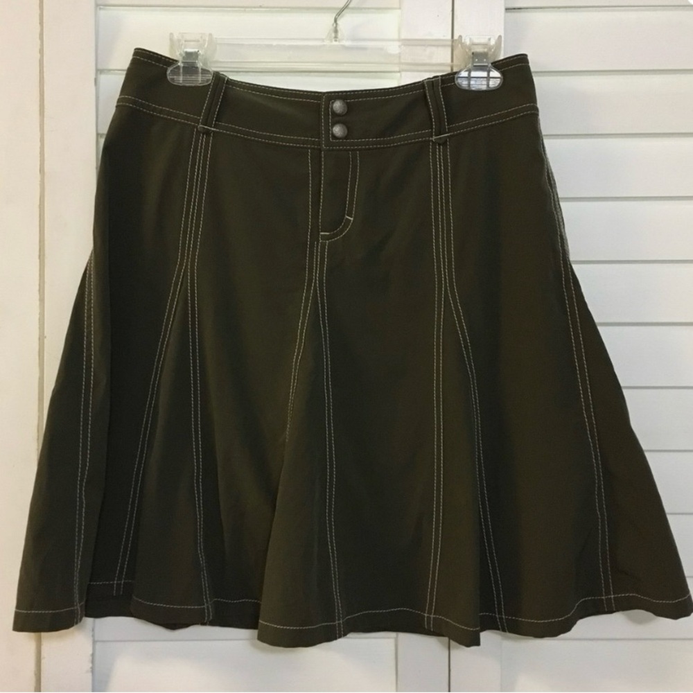 Athleta Olive Green A-Line “Whatever” Skort